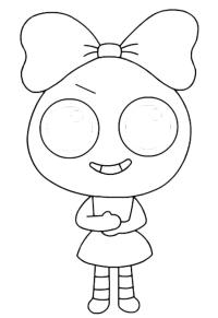 Ausmalbild Poppy Dandy's World  