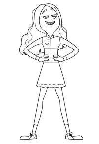 Ausmalbild Poppy Prescott  