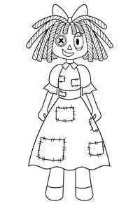 Ausmalbild Ragatha Der Unglaubliche Digitale Zirkus  