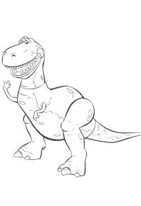 Ausmalbild Rex  