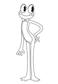 Ausmalbild Ribbit  