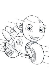 Ausmalbild Ricky zoom Ricky  