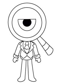 Ausmalbild Rodger Dandy's World  