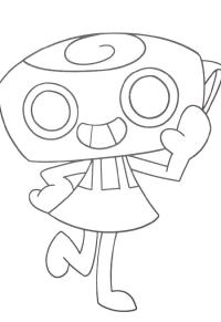 Ausmalbild Shelly Dandy’s World  