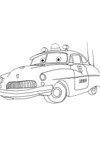 Ausmalbild Sheriff  