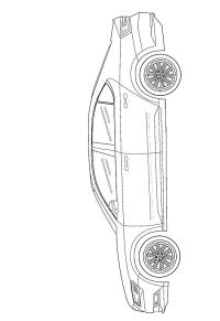 Ausmalbild Škoda Superb  
