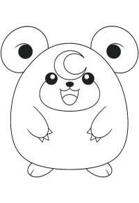 Ausmalbild Squishmallows Pokémon  