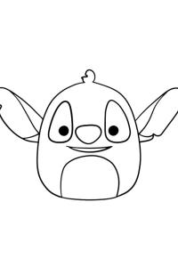 Ausmalbild Squishmallows Stitch  