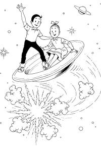 Ausmalbild Suske und Wiske  