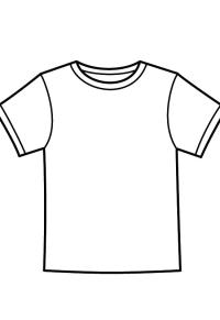 Ausmalbild T-Shirt  