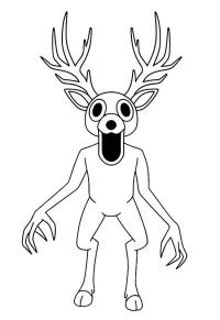 Ausmalbild The Deer  