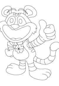Ausmalbild Tiggy Tigers  