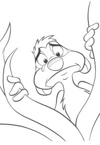 Ausmalbild Timon  