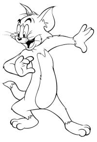 Ausmalbild Tom  