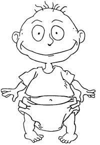 Ausmalbild Tommy Pickles  