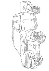 Ausmalbild Toyota Hilux  