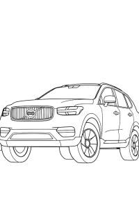 Ausmalbild Volvo XC60  