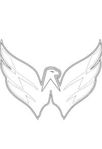 Ausmalbild Washington Capitals  