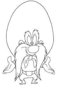 Ausmalbild Yosemite Sam  
