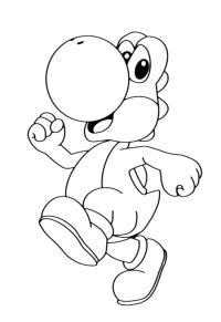 Ausmalbild Yoshi  