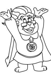 Ausmalbild Zummi Gummi  